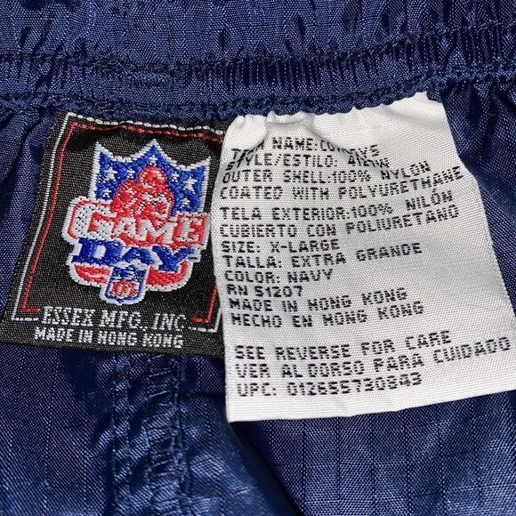 Vintage GAME DAY blue windbreaker pants. Size XL - Picture 14 of 15